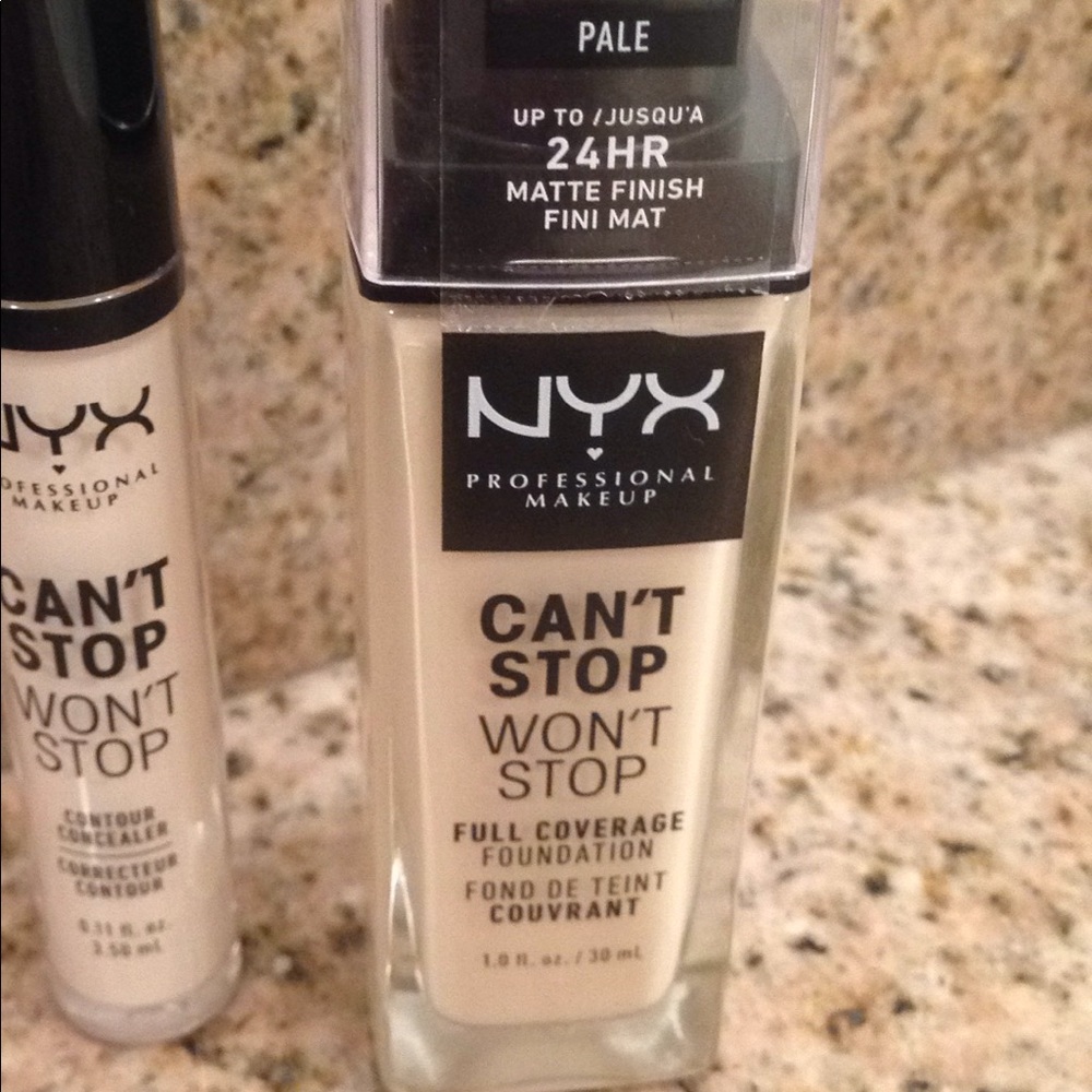 NYX 24HR Matte Finish Foundation and Concealer - Picture 3 of 4